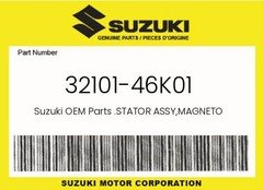 Suzuki Genuine .Stator Assy,Magneto - 32101-46K01