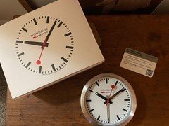 Swiss Mondaine Mini Clock