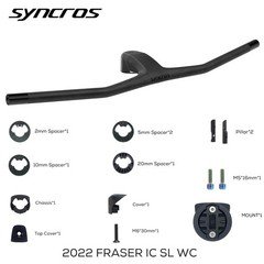 SYNCROS Handlebar FRASER IC SL WC 740MM -20 Degree Carbon Integrated Riser Bar