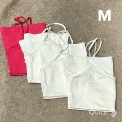 sz M - New Soft Cotton Women’s Camisoles -  4 pcs set