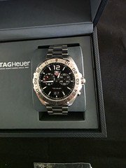 TAG Heuer Formula 1 Quartz Chronograph Date Black Dial 200m 43mm Steel Box