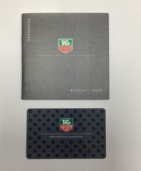 TAG HEUER Watch International Warranty Booklet and Blank Card For Collectors
