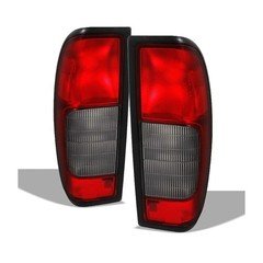 Tail Light Nissan Frontier 2000-2004 Rear Brake Lamps LH RH Chrome Poly Lens