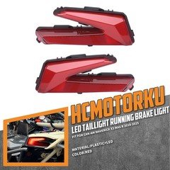 Taillight LED Brake Light Turn Light Red Lens For 2017-2025 Can-Am Maverick X3