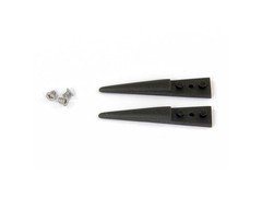 Techni-Pro 758TW2490 - 1.6' ESD Plastic Tips, Style 249, Carbon Fiber Tips for