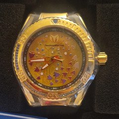 TechnoMarine Tm -125004 Cruise Dream Unisex Watch Mother Of Pearl 40mm Black
