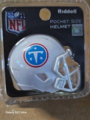 TENNESSEE TITANS 2026 WHITE SPEED NEW CLAMSHELL POCKET PRO HELMET RIDDELL