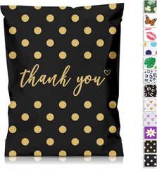 Thank You Poly Mailer 10x13 25 Pack - Shipping Bags for Clothing, Strong Thick a