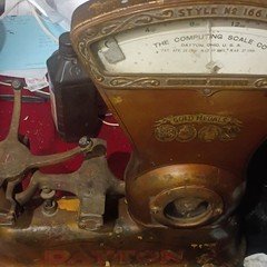 The Computing Scale Co. Style No. 166 Dayton Ohio Mercantile Brass/Metal Scale
