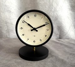 Threshold Tabletop Clock Matte Black