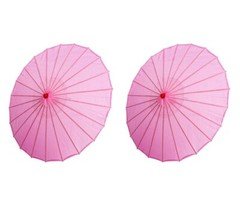 THY COLLECTIBLES Set of 2 Kid's Size 22" Japanese Chinese Umbrella Parasols