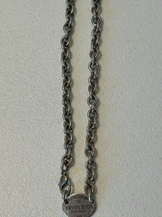 Tiffany & Co. 16" Sterling Silver Oval Link Chain Necklace