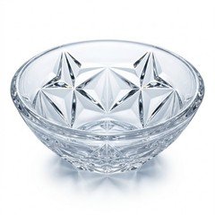 Tiffany Co Crystal Bowl Stars Rock Cut 9" Germany 2017 Limited Edition Collab.