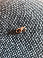 Tiffany & Co. Infinity Pendant 925 Sterling Silver NO CHAIN
