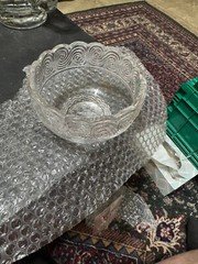TIFFANY & CO LOUIS COMFORT TIFFANY COLLECTION CRYSTAL BOWL 
