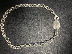 Tiffany 'Return to Tiffany' Oval Tag Necklace 16.5" Tiffany Co.