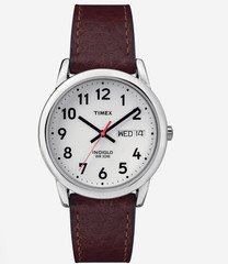 Timex Men's Quartz, Easy Reader, Indigo, Day-Date