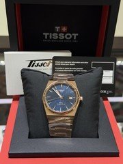 Tissot PRX Powermatic Blue Dial Rose Gold PVD Men's Watch 40MM T1374073304100