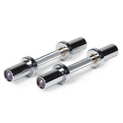 Titan Fitness Pair 15in Loadable Olympic Dumbbell Bars, 400 LB Capacity Each