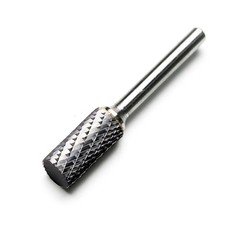 TMAX Tungsten Carbide Rotary Burr File, 1/2" Cylinder Shape Double Cut Head