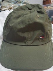 Tommy Hilfiger Army Green Logo Baseball Cap