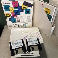 TouchStone Check It Pro 3.5 Floppy DOS Diagnostic Software  Vtg 1993 Compete