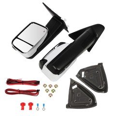Tow Mirrors Pair Power Heated Turn Signal 2002-2008 Dodge Ram 1500 2500 3500