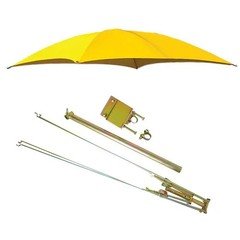 Tractor Umbrella Assembly for ROPS Mounts 54" 10 oz. Duck Canvas - Yellow