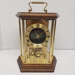 Trenkle Quartz Clock Rotating Pendulum Made In Germany Tested Working
