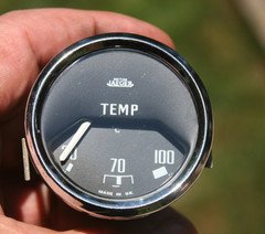 Triumph TR4 / TR4A Jaeger Vintage Water Temperature Gauge - BT 2203/02 - #16