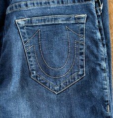 True Religion Ricky relaxed straight jeans with stretch