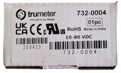 Trumeter 732-0004 Hour Meter 10-80 VDC 