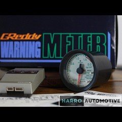 Trust GREDDY 60mm Electronic Boost Gauge Kit - White Face  New old stock in box