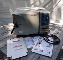 Tuttnauer EZ 10  Steam Sterilizer Autoclave 2540EA Tested & Works See Descrip.