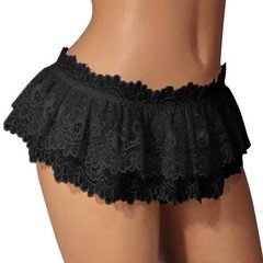 Tutu Mini Skirt Women's Micro High Waist 2 Tier Short Rara Lingerie Mini Dress V