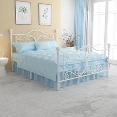 Twin/Full/Queen Size Metal Platform Bed Frame with Headboard,Underbed Storage
