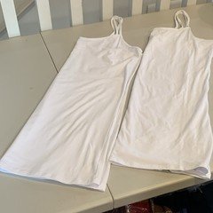 Two White Cami adjustable strap women’s 2 XL