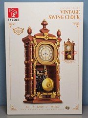 Tycole Vintage Series Vintage Swing Clock Building Blk Set T2109  NEW Sealed Box