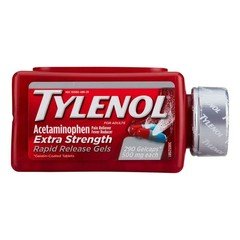 Tylenol Rapid Release Gels 500 mg Extra Strength – 290 Count Fast Relief
