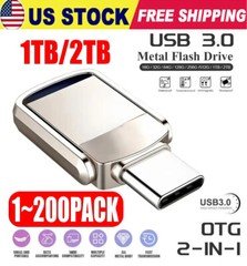 Type C USB 3.0 Flash Drive Thumb Drive Memory Stick for PC Laptop 1TB 2TB lot