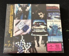 U2 Achtung Baby China First 20th Deluxe Edition 2 x CD Set +Cover Promo Sticker