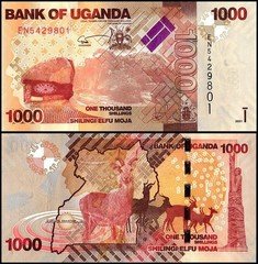 Uganda 1000 Shillings, 2021, P-49f, UNC