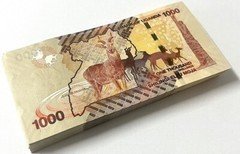 Uganda 1000 Shillings Randow Year P 49 UNC LOT 100 PCS 1 BUNDLE