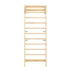 Uimoso Swedish Ladder Wall Gym 2-in-1 10-Level 220 lbs Capacity Fitness Equipmen