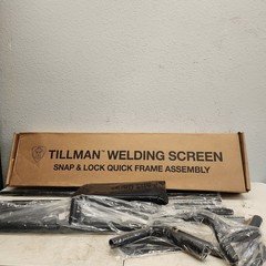 Uline Welding Screen - 6 x 6' Shade 8 H-4610S8 Open Box Complete Kit (shade 1)