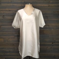 Undercover Wear Nightshirt Womens S Ivory Boxy Loose Pullover Sleep Loungewear