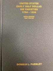 United States HALF DOLLAR DIE VARIETIES 1794-1836 Overton Illustrated Book NEW