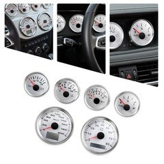 Universal 6 Gauge Kit GPS Speedometer Fit Car Marine Boat Truck Yacht Waterproof