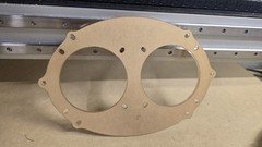 Universal 6X9 to Dual 4" Speaker Adapter Plate Modern Dash Audio Upgrade