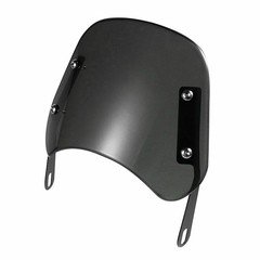 Universal Motorcycle Windshield Wind Deflector Windscreen Motorbike 5"-7" Smoke